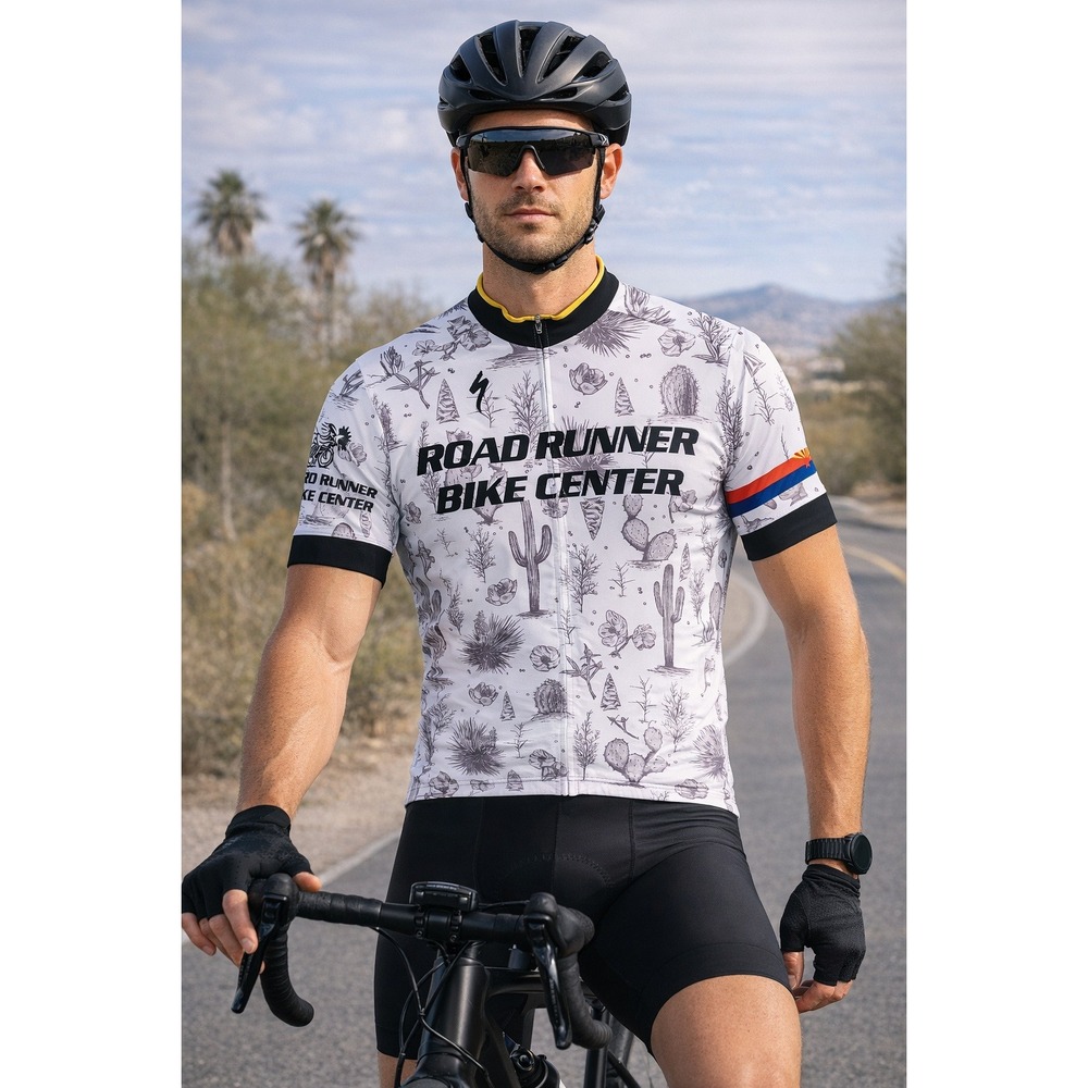 Specialized‎ RBX Comp SS Cycling Jersey Road Runner Bike Center AZ Desert Mens L